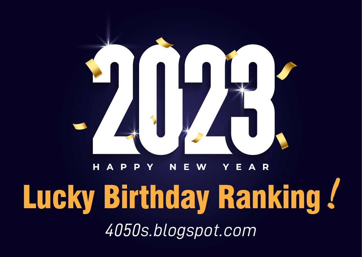 2023 Lucky Birthday Ranking 40/50